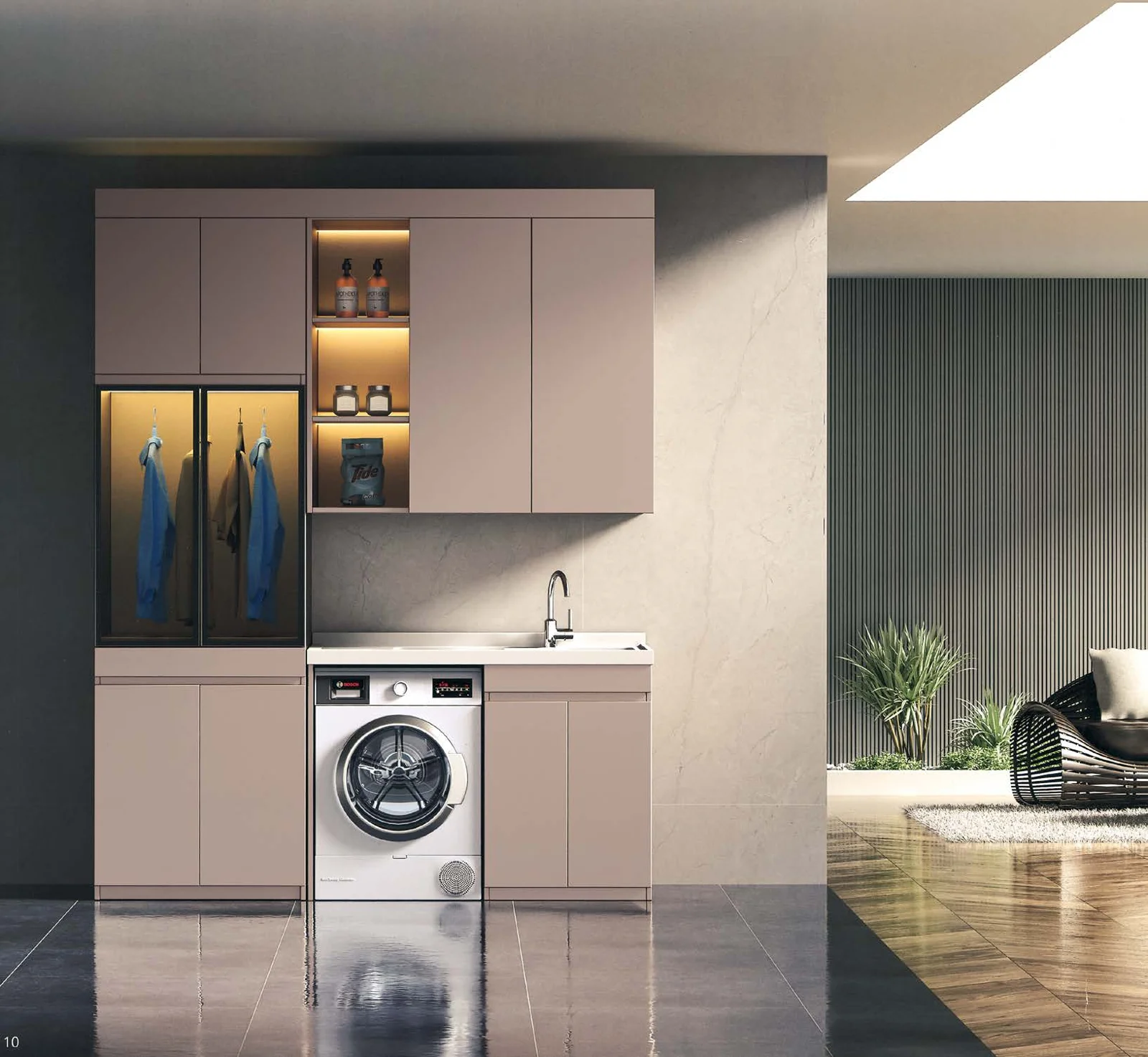 Laundry cabinetry